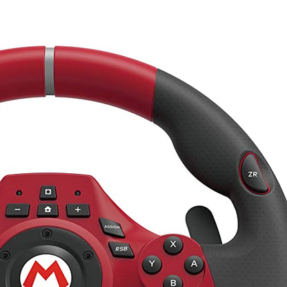 Nintendo Switch Mario Kart Racing Wheel Pro Deluxe By HORI,USB - Officially Licensed By Nintendo - style: Switch - Mario Kart Pro Deluxe