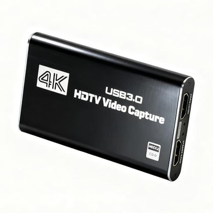 4K HDMI Video Capture Card with Microphone Full HD 1080P 60FPS | USB 3.0 Gaming Capture Device, Compatible with Switch/Xbox/PS4/PS5/PC/OBS
