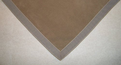 44" Square Sanders Classics Table Cover - Table Cover for Scratch Protection & Noise Reduction- Non-Slip Tablecloth for Cards, Tiles, & Drinks - Ideal for Bridge, Mahjong, Poker, Canasta & Game Nights - color: Taupe, size: 44" x 44" (Square)