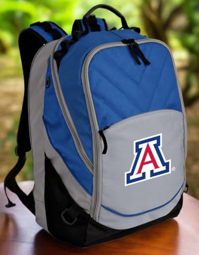 Broad Bay College Logo Backpack | Official Logo, Padded Laptop Computer Section, Premium 600 Denier Nylon Fabric, - color: Blue & Gray