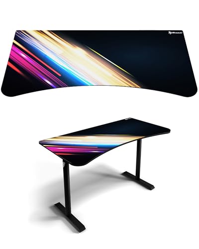 Arozzi Arena Gaming Desk Pad D011 | Full Desk Mouse Pad, Washable Desk Mat, Anti-Slip Rubber Base, Water-Resistant Surface - color: D011