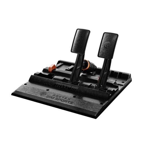 Asetek Racing Dual Spring Piston Initium Brake and Throttle Sim Racing Pedals - size: Initium