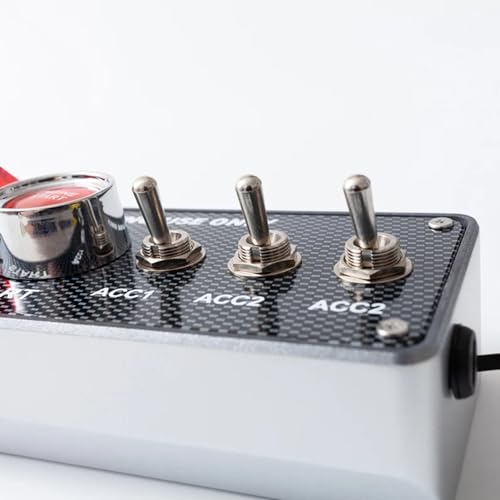 4 +1 Rocker Switch Panel for USB Simulator Racing Games; PC Carbon Fiber Ignition Switch Panel Carbon Fiber for Assetto Corsa Engine Start Stop Push Button Box Dirt Rally2