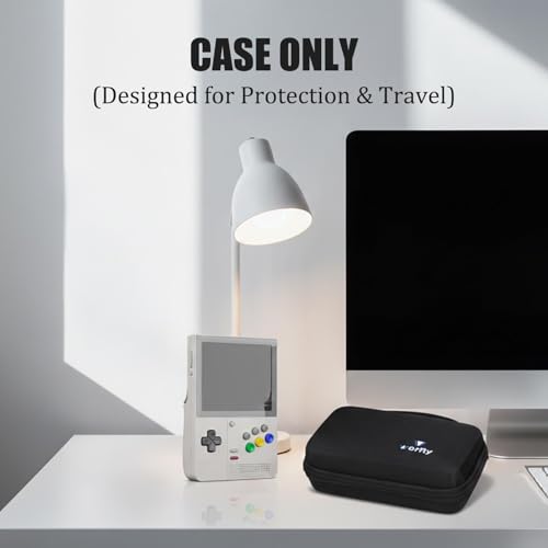 worfty Case for Retroid Pocket Classic/ Retroid Pocket Flip 2 Retro Game Console - Hard Travel Protective Carrying Storage Bag (Black) - color: Black