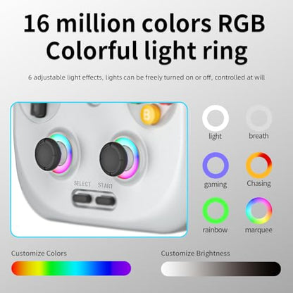RG406V Handheld Game Console RG 406V 4-inch IPS Multi-touch Screen No Card Retro Game Console Android 13 Retro Emulator RG406V 5500mAh Battery 1080p DP Output WIFI Bluetooth Gray - style: Gray