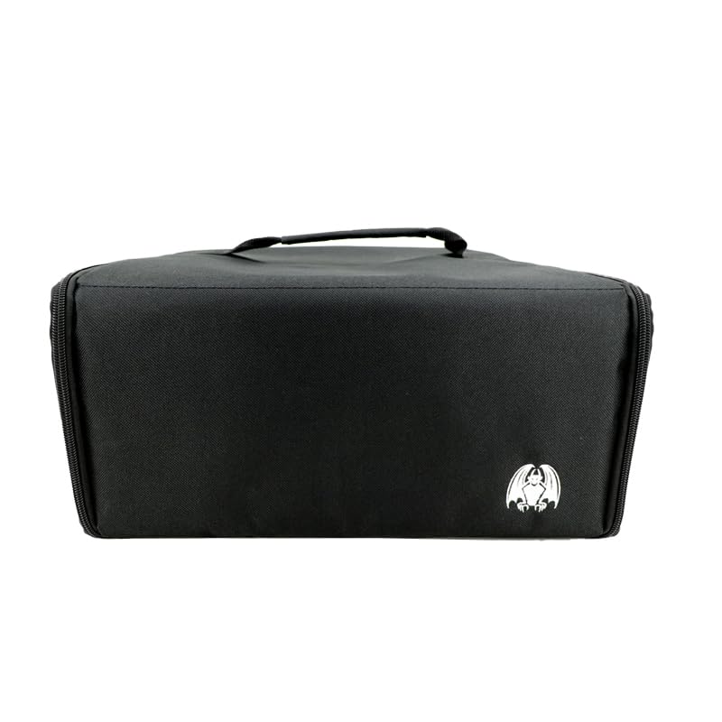 Gargoyle - Miniature Storage Case – 2X 25 and 2X 18 Foam Slot Trays Miniature Carrying Case - Miniatures Carrying Case with Handle - Miniature Case for 50mm Bases - Perfect for Scenery and Monsters - style: 40mm & 50mm Bases