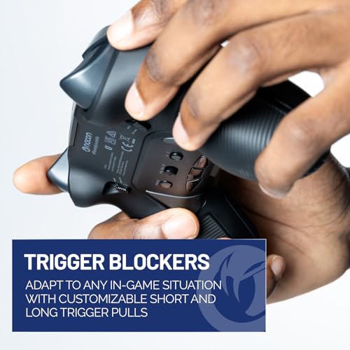 Nacon Revolution 5 Pro Officially Licensed PlayStation Wireless Controller | For PS5 / PS4 / PC - Hall Effect Joysticks and Triggers, Trigger Stops, Mappable Buttons, 8-way and 4-Way D-pad - Black - color: Black