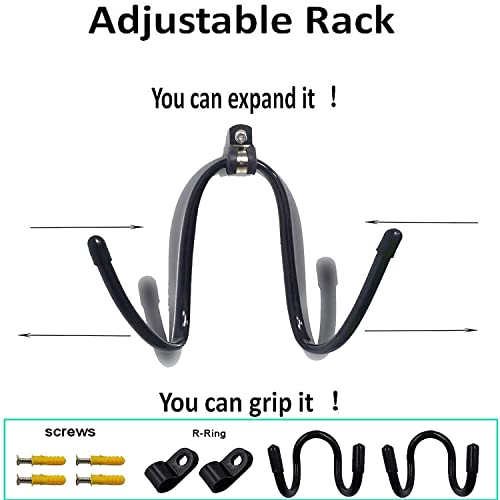 2 Pack Universal Keyboard and Mouse Wall Mount Storage Organizer, Keyboard & Mouse Wall Clip Wall Hanger Wall Display Storage Holder Keyboard Stand - No Keyboard No Mouse - No Falling