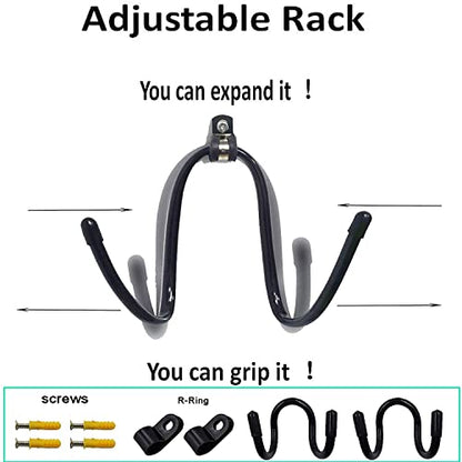 2 Pack Universal Keyboard and Mouse Wall Mount Storage Organizer, Keyboard & Mouse Wall Clip Wall Hanger Wall Display Storage Holder Keyboard Stand - No Keyboard No Mouse - No Falling