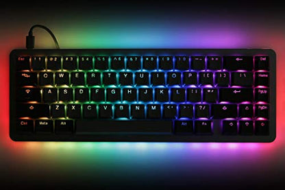 Drop ALT Mechanical Keyboard — 65% (67 Key) Gaming Keyboard, Hot-Swap Switches, Programmable Macros, RGB LED Backlighting, USB-C, Doubleshot PBT, Aluminum Frame (Kaihua Speed Silver, Gray) - color: Space Gray, style: Kaihua Speed Silver