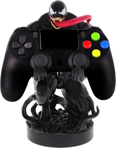 Exquisite Gaming Marvel Venom Cable Guys PS5 Controller Holder Figure, Phone Stand, Device Organizer