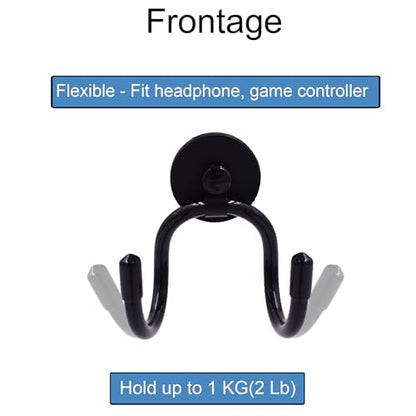 YYST Magnetic Game Controller Holder, Adjustable Game Controller Rack Storage Mount for Computer/Gaming Controllers- No Game Controller (2)