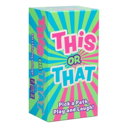 This or That Party Game – Family Card Game with Easy Either/Or Choices | Fun Guessing Game for Kids, Teens & Adults Where Players Follow Their Path Down the Pyramid for Family Game Night & Parties