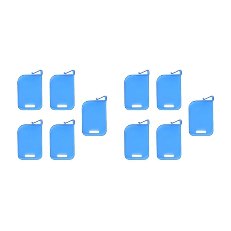 10Pcs Plastic Card Box Divider, Portable Storage Partition Board for Game Card Classification - color: blue
