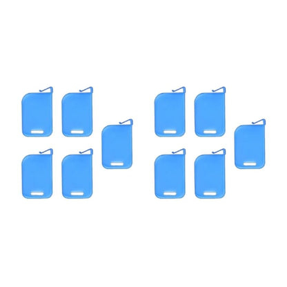 10Pcs Plastic Card Box Divider, Portable Storage Partition Board for Game Card Classification - color: blue