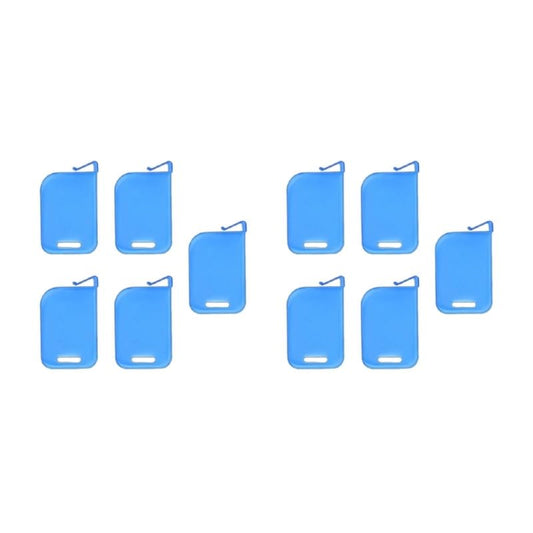 10Pcs Plastic Card Box Divider, Portable Storage Partition Board for Game Card Classification - color: blue