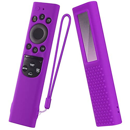 Silicone Case for Samsung Smart TV Solar Cell Remote Control (Purple) - color: Purple