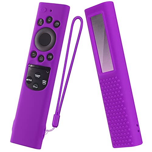 Silicone Case for Samsung Smart TV Solar Cell Remote Control (Purple) - color: Purple