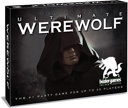 Bezier Games Ultimate Werewolf | Villagers vs Werewolves Hidden Role Mystery for Large Groups, Social Deduction with Bluffing and Moderator-Led Play