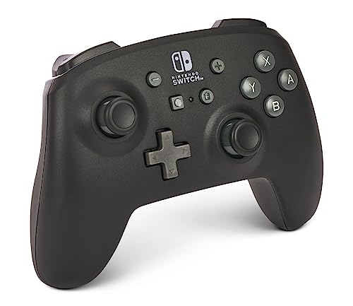PowerA Wireless Controller for Nintendo Switch/Switch Lite/OLED Model - Midnight, AA Battery Powered (Battery Included), Officially Licensed by Nintendo