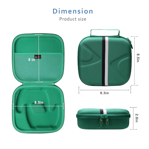 XANAD 2-in-1 Controller Case for Xbox/Playstation/Nintendo Switch/PowerA/ELISWEEN/GameSir/Diswoe/TIANHOO Wireless Controller - Hard Travel Protective Carrying Storage Bag(Green) - color: Green