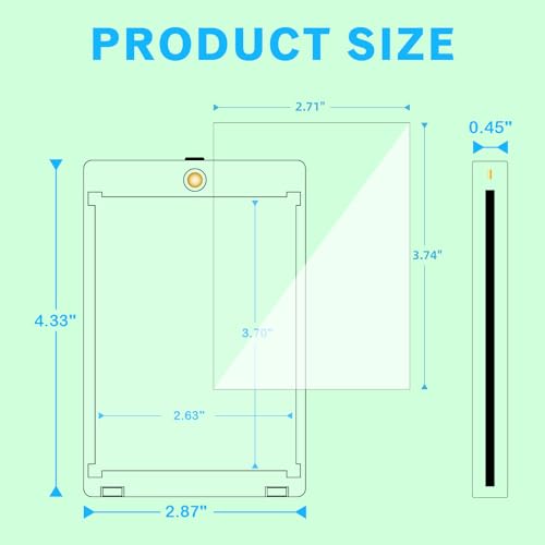 20 Pack 180pt Sleeved Card Magnetic Holders Including 30 Sleeves ﻿ | Fits Sleeved Card First, One Touch Card Holder, Inner Size 2.63″×3.70″, Clear Hard Case for Trading Cards, Baseball Cards - size: 180PT Card Holder20ct + Soft Sleeves30ct