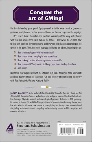 The Ultimate RPG Game Master's Guide: Advice and Tools to Help You Run Your Best Game Ever! (Ultimate Role Playing Game Series)