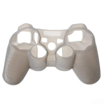 Silicone Case Soft Protective Skin Cover for PS3 Controller Gel Rubber Case Cover Replacement (Grey) - color: Grey