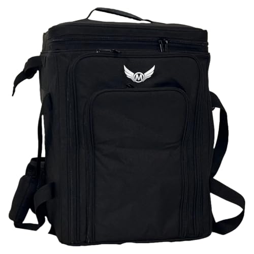 Ultimate Board Game Travel Bag – Durable Storage Case for Up to 10 Games, Water-Resistant, Adjustable Strap & Handles – Perfect for Game Nights, Conventions & Tournaments (Parent) (Black) - color: Black