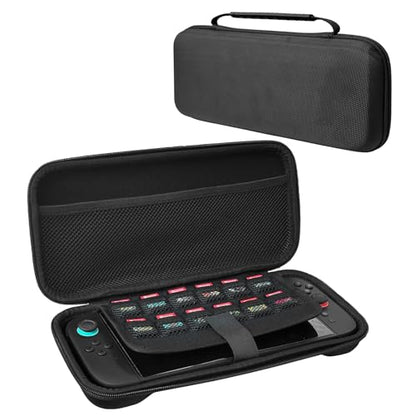 Travel Carrying Case for Nintendo Switch 2 2025, Large Volume Consoles Accessories Bundle Holder Shockproof Hard Shell Protective Cover Pouch Waterproof Portable with Game Cartridge Slots Black - color: Black, style: Net