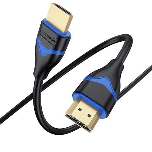 4K HDMI Cable 4FT, High Speed HDMI 2.0 Cable 4 Foot Ultra HD HDMI to HDMI Cord 4K@60Hz, 2K@144Hz, 1080P@240Hz, HDR, 3D, HDCP2.2, ARC for Monitor, Roku TV, PS4/PS5, Laptop, HDTV, Xbox, Switch - size: 4FT