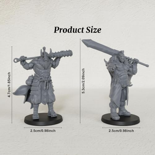 28mm Tabletop RPG Game Minis Figurine Berserker DND Miniature AS1025 | 1:56 scale fantasy Rpg Figure; high-detail tabletop unpainted miniatures for ttrpg and miniature game custom painting.