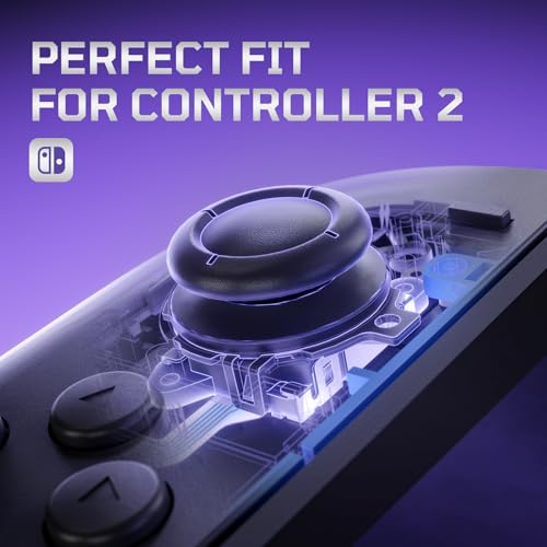 eXtremeRate Replacement 3D Joystick for Nintendo Switch 2 JoyCon, Controller Left Right Analog Stick Thumbsticks with Repair Tools for JoyCon 2, Multi-Colors Options - Black - color: Black