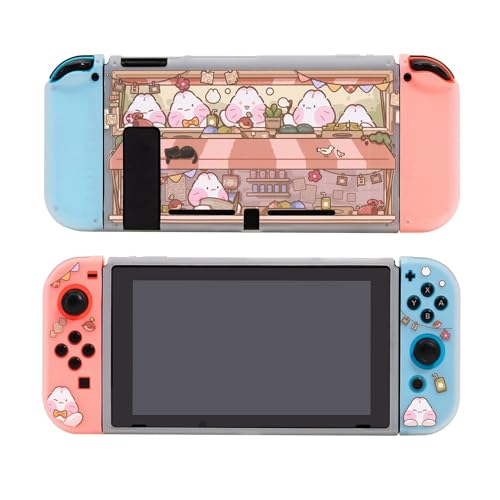 Bunny Grocery Switch Protective Case Cover Skin, Soft TPU Cover Case Compatible with Switch - size: For Switch 2017