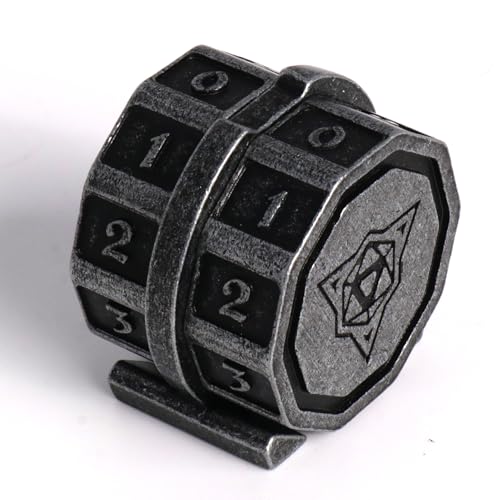 LifeLink V2 Life Counter Wheel for MTG Magic - Heavy Metal - Artifact Shard Style by Die Hard Dice - color: Gray