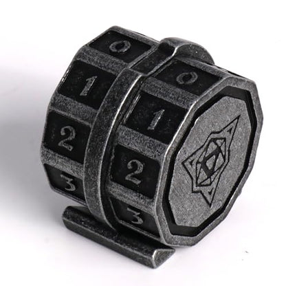 LifeLink V2 Life Counter Wheel for MTG Magic - Heavy Metal - Artifact Shard Style by Die Hard Dice - color: Gray