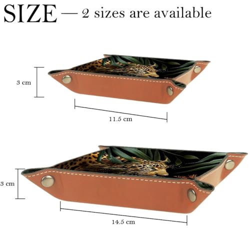 Leopard Butterfly Leave Dice Tray Dice Rolling Tray Folding Dice Holder for Dice Games, Like RPG, DND and Other Table Games - color: Multi 17