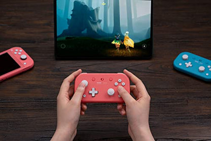 8BitDo Lite 2 Bluetooth Gamepad for Switch, Switch Lite, Android and Raspberry Pi (Pink) - color: Pink