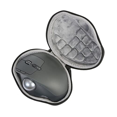 LALAFINA Protective Travel Mouse Case for Shockproof Storage Holder Lightweight and Portable Mouse Container Black Design for Safe Organizing