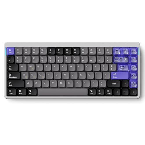 nuphy Air75 HE Rapid Trigger Low Profile Gaming Keyboard,Hall Effect keybaord,84 Keys 75 Percent Layout Wired Magnetic Switches Keyboards,Magnetic Jade Pro Switch - size: Low-Profile Magnetic Jade Pro Switch