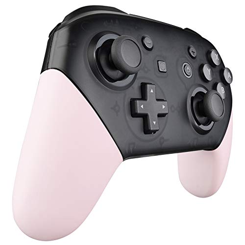 eXtremeRate Cherry Blossoms Pink Replacement Handle Grips for Nintendo Switch Pro Controller, DIY Custom Hand Grip Shell for Nintendo Switch Pro - Controller NOT Included - color: Cherry Blossoms Pink