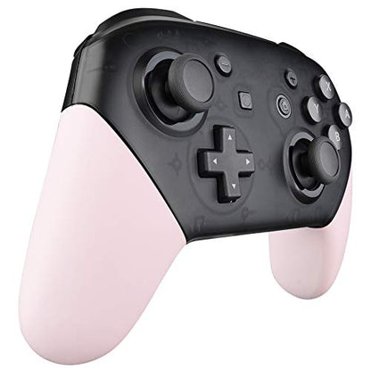 eXtremeRate Cherry Blossoms Pink Replacement Handle Grips for Nintendo Switch Pro Controller, DIY Custom Hand Grip Shell for Nintendo Switch Pro - Controller NOT Included - color: Cherry Blossoms Pink