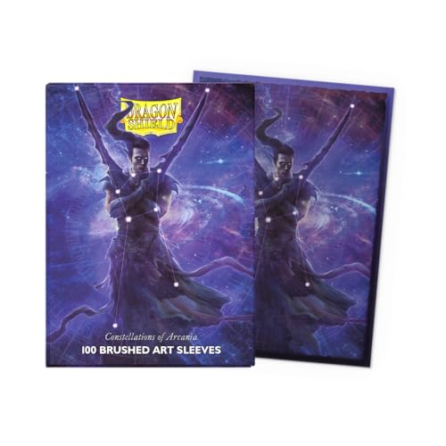 Dragon Shield | Brushed Art Sleeves | Constellations: Alaric | 100 CT - Smooth & Tough Premium TCG Sleeves | Compatible with Pokemon, Flesh & Blood, One Piece & Magic the Gathering - color: Constellations: Alaric