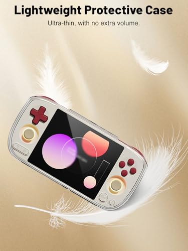 Arxonis Tpu Protective Case for AYANEO Pocket AIR Mini Handheld Game Console, Full-Body Protective Cover with Precise Cutout, Shockproof Dustproof Protector Sleeve & Scratch-Resistant Sleeve (Clear) - color: Clear