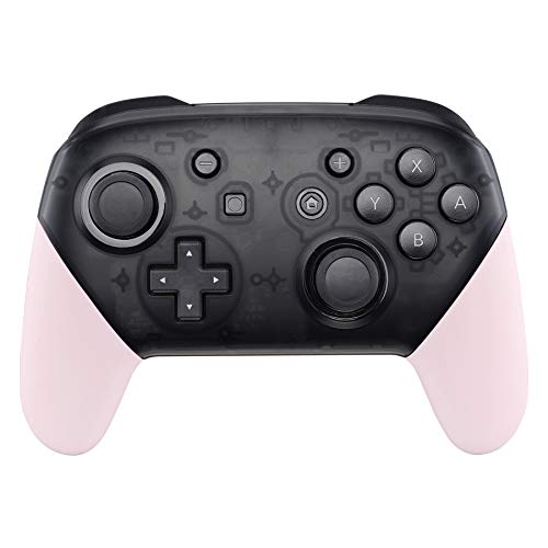 eXtremeRate Cherry Blossoms Pink Replacement Handle Grips for Nintendo Switch Pro Controller, DIY Custom Hand Grip Shell for Nintendo Switch Pro - Controller NOT Included - color: Cherry Blossoms Pink