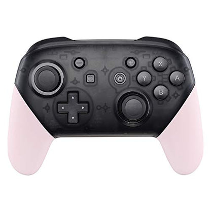 eXtremeRate Cherry Blossoms Pink Replacement Handle Grips for Nintendo Switch Pro Controller, DIY Custom Hand Grip Shell for Nintendo Switch Pro - Controller NOT Included - color: Cherry Blossoms Pink