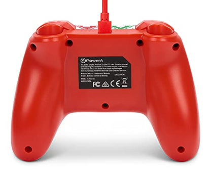 PowerA Wired Controller for Nintendo Switch - Mario Holiday Sweater, Nintendo Switch - OLED Model, Gamepad, Game controller, Wired controller, Officially licensed