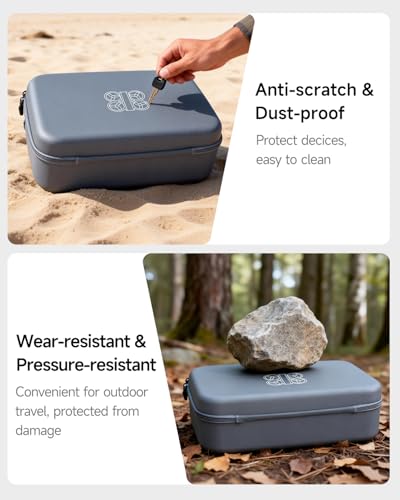 Carrying Case for DJI Neo 2 Fly More Combo, Portable PU Leather Shoulder Bag, Waterproof Storage Bag with Adjustable Strap for DJI Neo2 Drone, RC-N3/N2 Remote Controller, Battery, Charging Hub