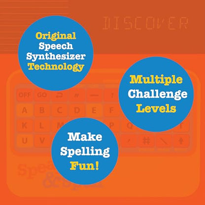 Speak & Spell Educational Learning Toy, Spelling Games, 80s Retro Handheld | Educational Learning Toy, Spelling Games, 80s Retro Handheld, Autism Toys - style: Speak & Spell