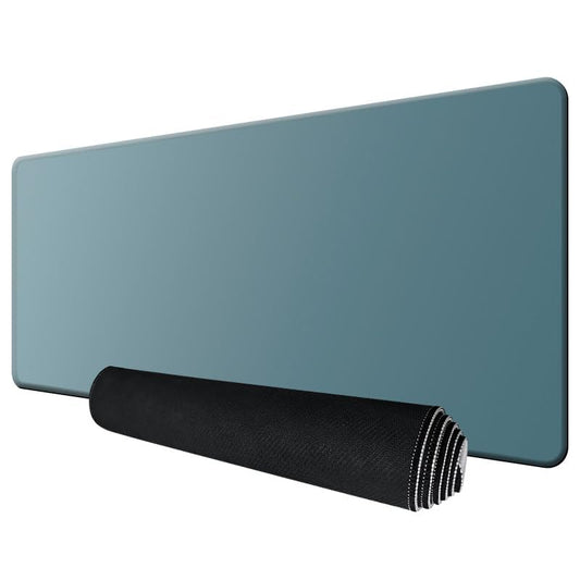 Galdas Gaming Mouse Pad XXL XL Large Long Extended Big Mousepad Non-Slip Rubber Keyboard Mouse Pad with Stitched Edges for Laptop Home Office (31.5x11.8x0.08 Inch) -Blue Grey - color: Blue Grey